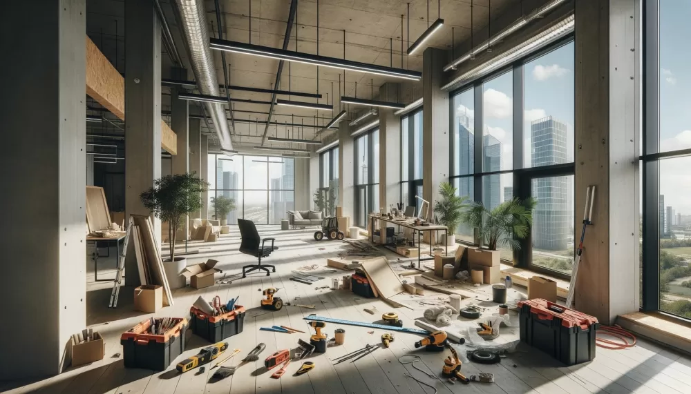 Cena remontu biura Warszawa