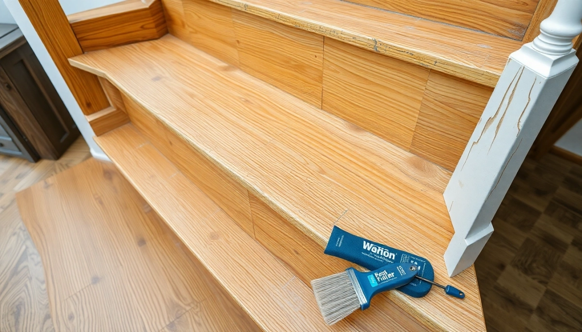 jak wyremontować schody drewniane