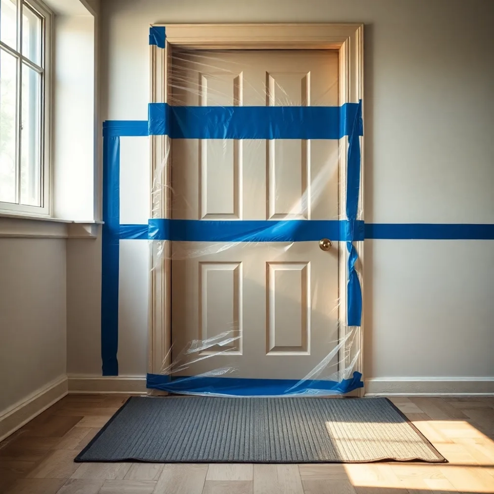 Jak zabezpieczyć drzwi podczas remontu