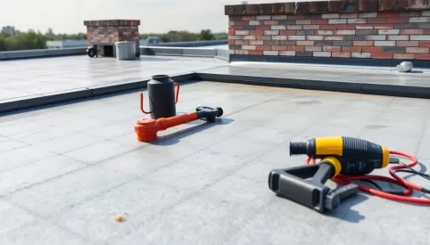 jak wyremontować płaski dach