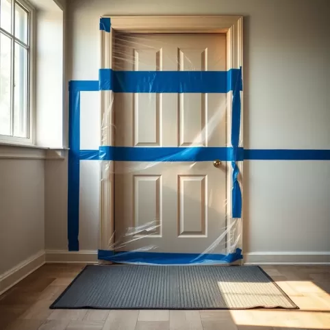 Jak zabezpieczyć drzwi podczas remontu