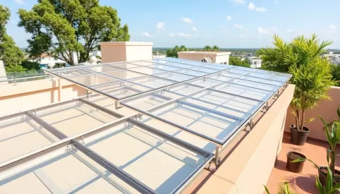 Jaki gruby poliwęglan na zadaszenie tarasu