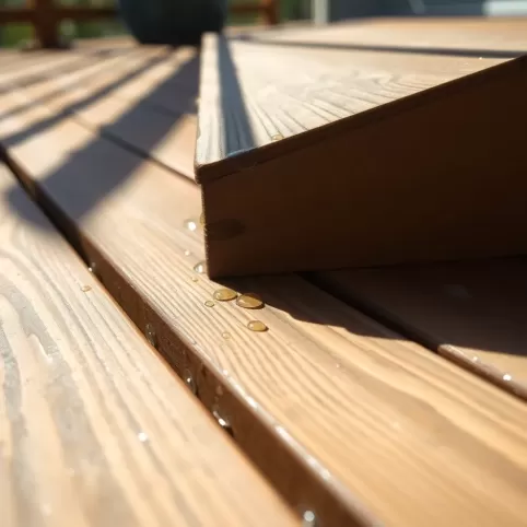 jaki spadek na tarasie drewnianym