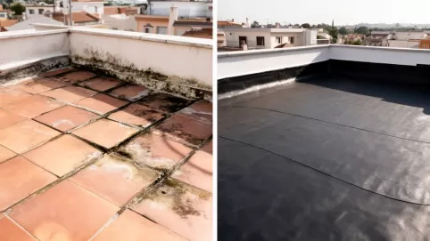 Membrana EPDM na taras